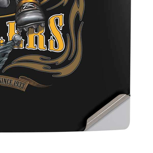 Liquid Blue NFL Pittsburgh Steelers Running Back PS5 Pro Disk Console Skin