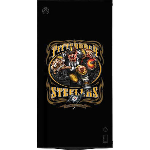 Liquid Blue NFL Pittsburgh Steelers Running Back XBox Series X Digital Edition Console Skin
