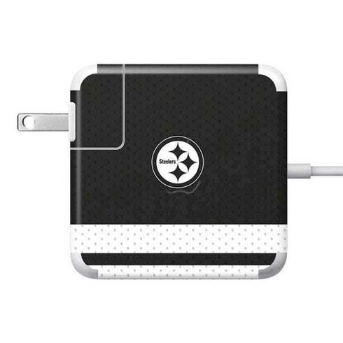 NFL Pittsburgh Steelers Shutout 85W Power Adapter (15 and 17 inch MacBook Pro Charger) Skin