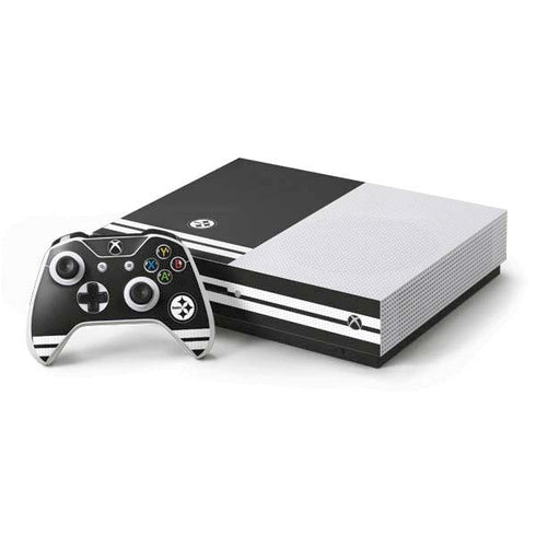 NFL Pittsburgh Steelers Shutout Xbox One S Console and Controller Bundle Skin