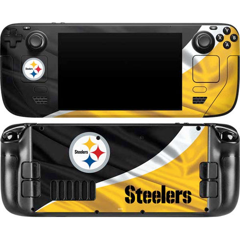 NFL Pittsburgh Steelers Steam Deck Handheld Gaming Computer Skin