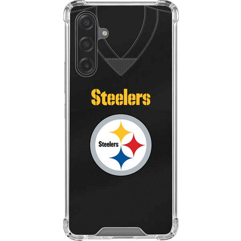 NFL Pittsburgh Steelers Team Jersey Galaxy A17 Clear Case
