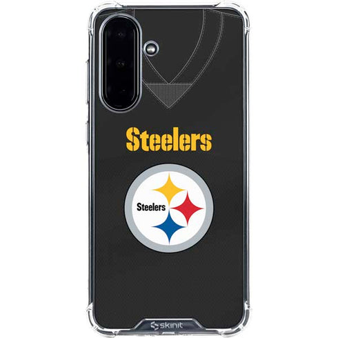 NFL Pittsburgh Steelers Team Jersey Galaxy A36 5G Clear Case