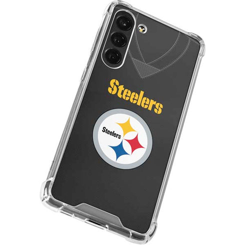 NFL Pittsburgh Steelers Team Jersey Galaxy S24 FE Clear Case