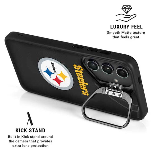 NFL Pittsburgh Steelers Team Jersey Galaxy S24 Plus Kickstand Case