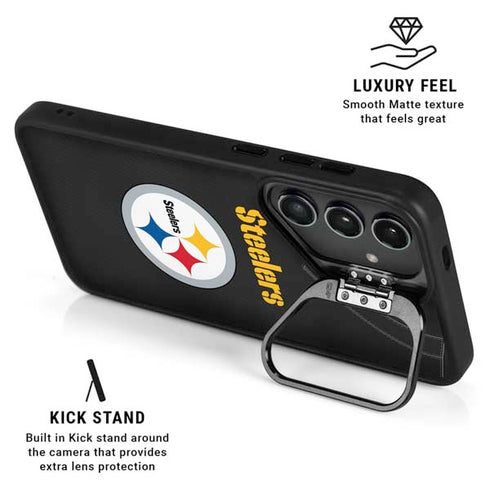 NFL Pittsburgh Steelers Team Jersey Galaxy S24 Ultra Kickstand Case