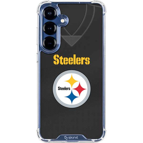 NFL Pittsburgh Steelers Team Jersey Galaxy S25 Plus Clear Case