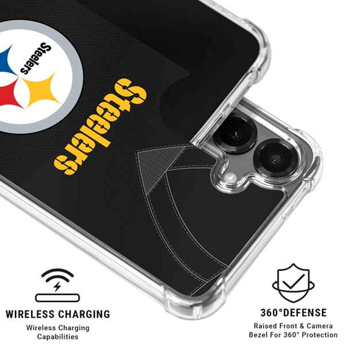 NFL Pittsburgh Steelers Team Jersey Galaxy S26 Clear Case