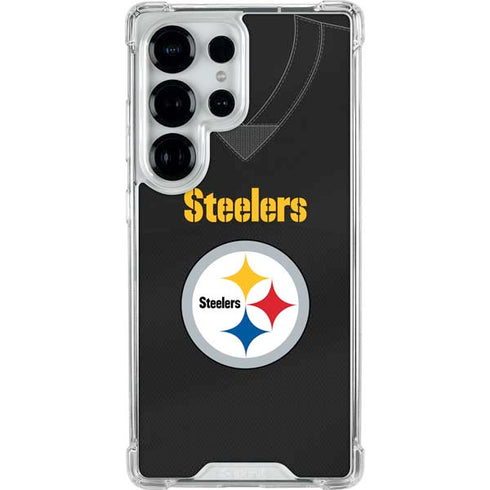 NFL Pittsburgh Steelers Team Jersey Galaxy S26 Ultra Clear Case