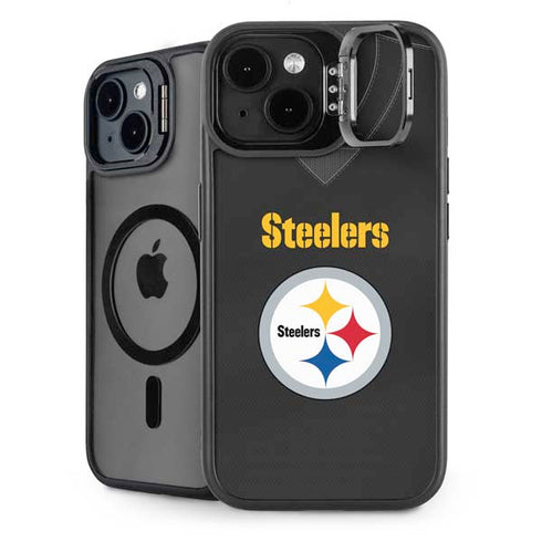 NFL Pittsburgh Steelers Team Jersey iPhone 14 Plus Kickstand Case