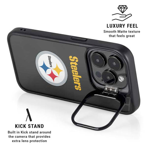 NFL Pittsburgh Steelers Team Jersey iPhone 14 Pro Max Kickstand Case