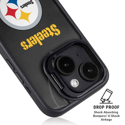 NFL Pittsburgh Steelers Team Jersey iPhone 15 Kickstand Case