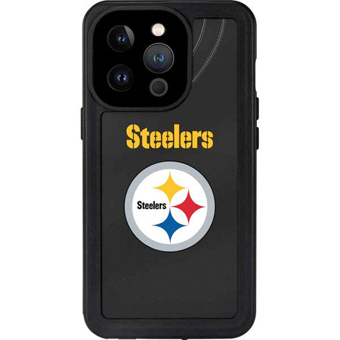 NFL Pittsburgh Steelers Team Jersey iPhone 15 Pro Waterproof Case