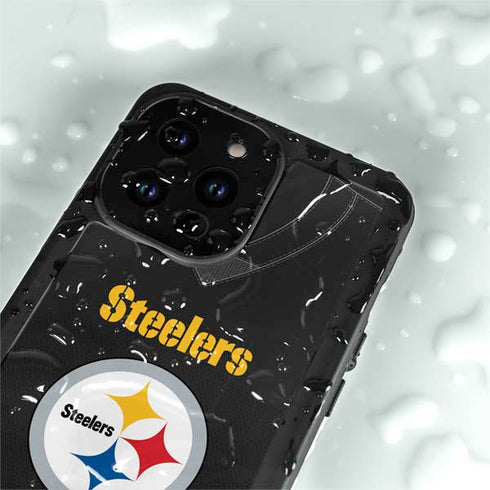 NFL Pittsburgh Steelers Team Jersey iPhone 15 Pro Waterproof Case