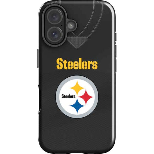 NFL Pittsburgh Steelers Team Jersey iPhone 16 Plus Impact Case