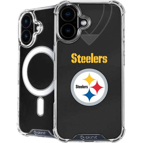 NFL Pittsburgh Steelers Team Jersey iPhone 16 Plus MagSafe Case