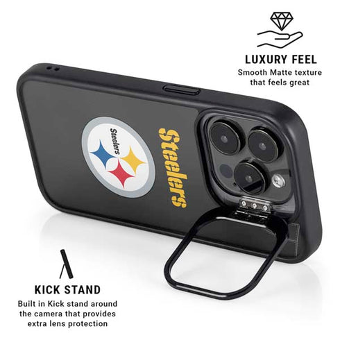 NFL Pittsburgh Steelers Team Jersey iPhone 16 Pro Kickstand Case