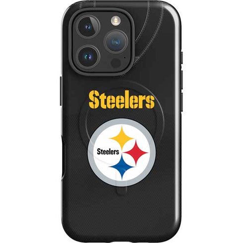 NFL Pittsburgh Steelers Team Jersey iPhone 16 Pro Magsafe Impact Case