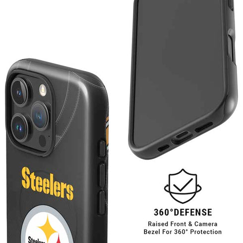 NFL Pittsburgh Steelers Team Jersey iPhone 16 Pro Magsafe Impact Case