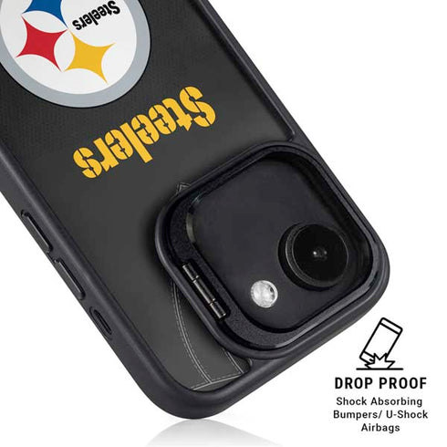 NFL Pittsburgh Steelers Team Jersey iPhone 16e Kickstand Case