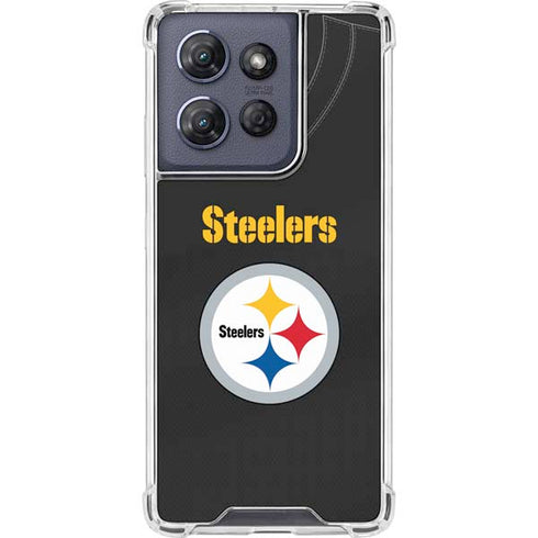 NFL Pittsburgh Steelers Team Jersey Moto G 5G (2025) Clear Case