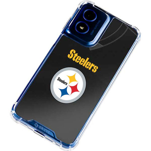 NFL Pittsburgh Steelers Team Jersey Moto G 5G (2024) Clear Case