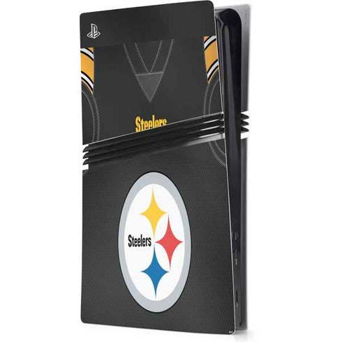 NFL Pittsburgh Steelers Team Jersey PS5 Pro Console Skin