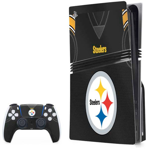 NFL Pittsburgh Steelers Team Jersey PS5 Pro Disk Bundle Skin