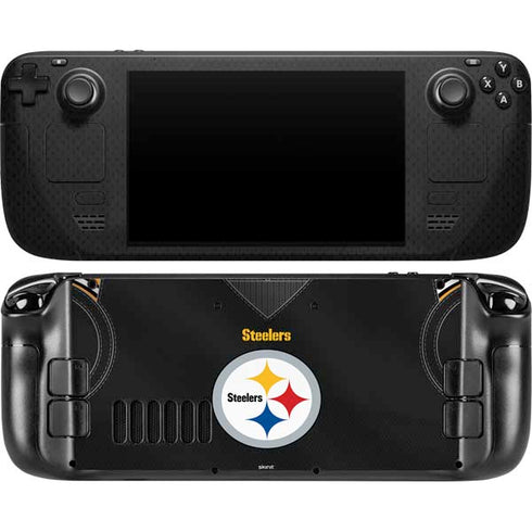 NFL Pittsburgh Steelers Team Jersey Steam Deck Handheld Gaming Computer OLED Skin
