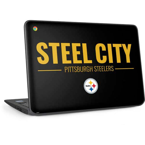 NFL Pittsburgh Steelers Team Motto HP Chromebook Skin