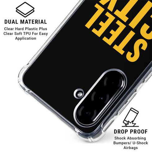 NFL Pittsburgh Steelers Team Motto Galaxy A36 5G Clear Case