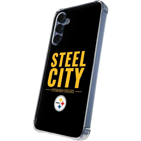 NFL Pittsburgh Steelers Team Motto Galaxy A55 5G Clear Case