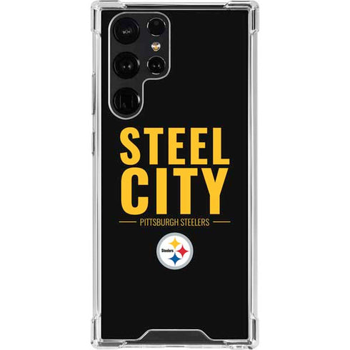 NFL Pittsburgh Steelers Team Motto Galaxy S23 Ultra Clear Case