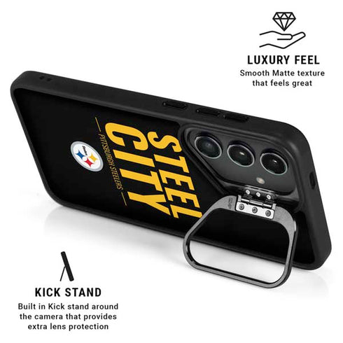 NFL Pittsburgh Steelers Team Motto Galaxy S24 FE Kickstand Case