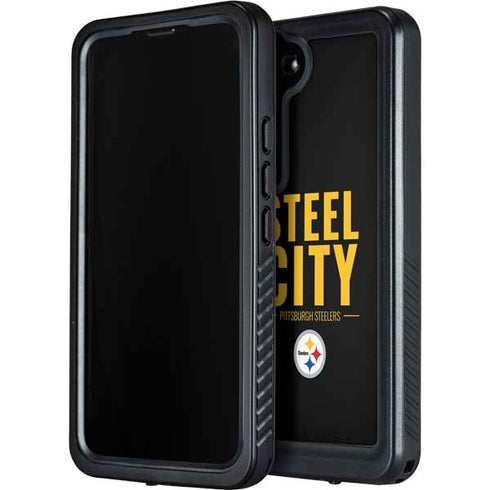 NFL Pittsburgh Steelers Team Motto Galaxy S24 Plus Waterproof Case