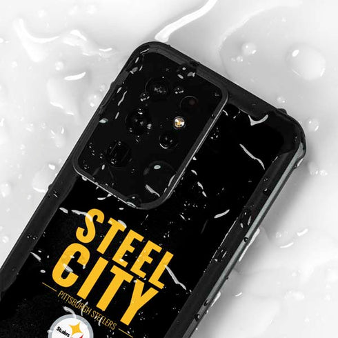 NFL Pittsburgh Steelers Team Motto Galaxy S24 Ultra Waterproof Case