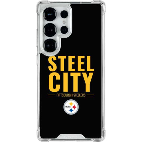 NFL Pittsburgh Steelers Team Motto Galaxy S25 Ultra Clear Case