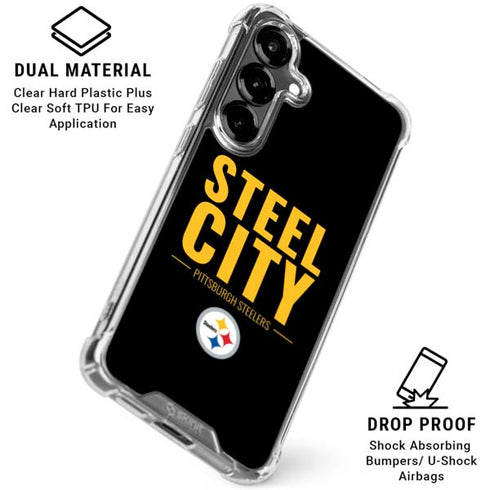 NFL Pittsburgh Steelers Team Motto Galaxy S26 Plus Clear Case