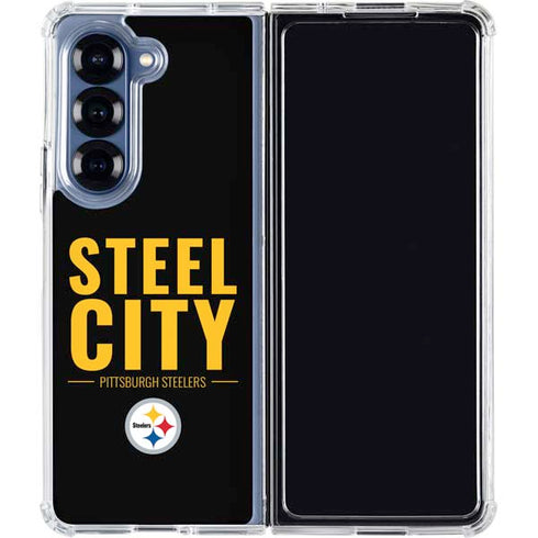 NFL Pittsburgh Steelers Team Motto Galaxy Z Fold6 Clear Case