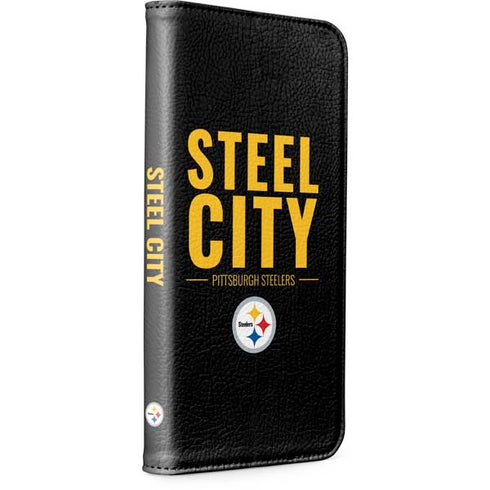 NFL Pittsburgh Steelers Team Motto iPhone 15 Plus Folio Case
