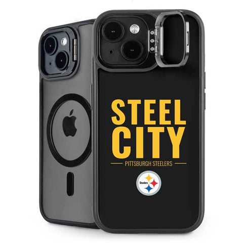 NFL Pittsburgh Steelers Team Motto iPhone 15 Plus Kickstand Case