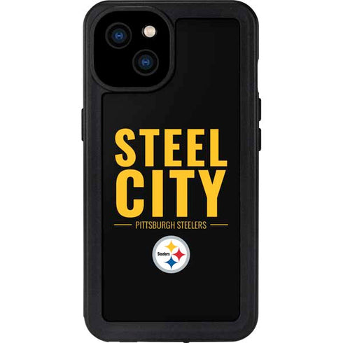 NFL Pittsburgh Steelers Team Motto iPhone 15 Plus Waterproof Case
