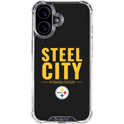 NFL Pittsburgh Steelers Team Motto iPhone 16 Clear Case