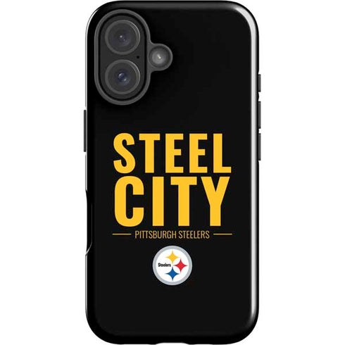 NFL Pittsburgh Steelers Team Motto iPhone 16 Plus Impact Case