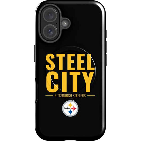 NFL Pittsburgh Steelers Team Motto iPhone 16 Plus Magsafe Impact Case