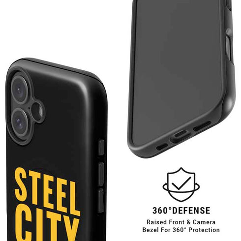 NFL Pittsburgh Steelers Team Motto iPhone 16 Plus Magsafe Impact Case