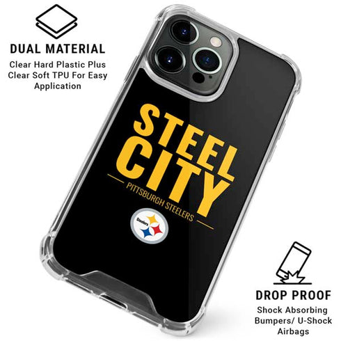 NFL Pittsburgh Steelers Team Motto iPhone 16 Pro Clear Case