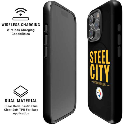 NFL Pittsburgh Steelers Team Motto iPhone 16 Pro Magsafe Impact Case