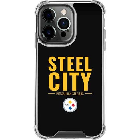 NFL Pittsburgh Steelers Team Motto iPhone 16 Pro Max Clear Case