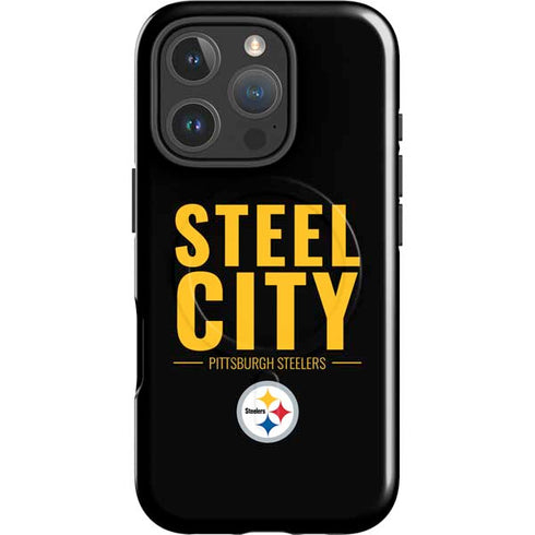 NFL Pittsburgh Steelers Team Motto iPhone 16 Pro Max Magsafe Impact Case